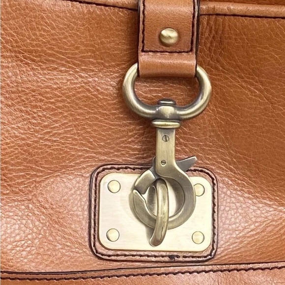 Classic Designer Etienne Aigner leather bag Beautiful Hazelnut Brown Purse EUC - Picture 3 of 7